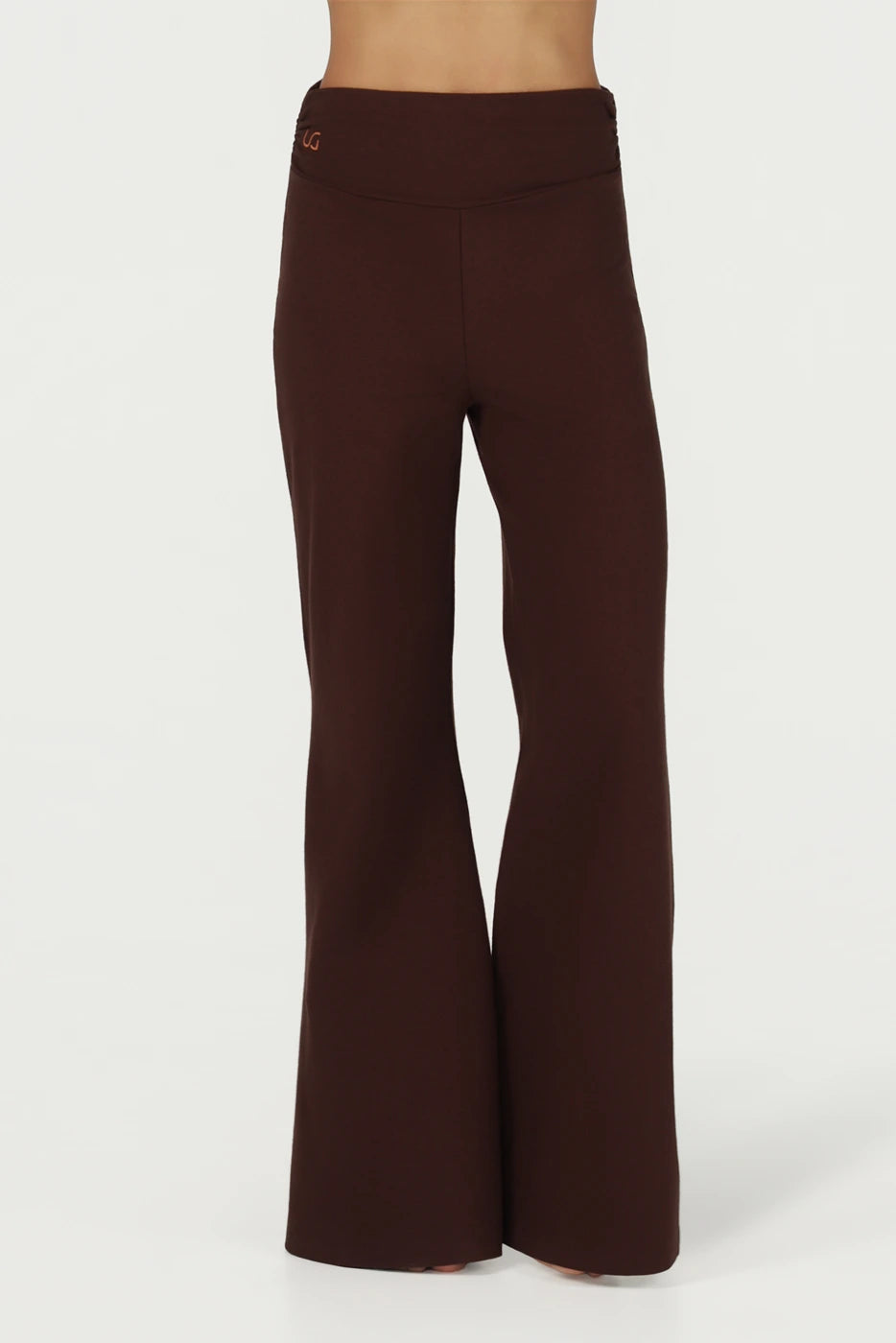Maeve Wijde Yoga Broek - Cacao