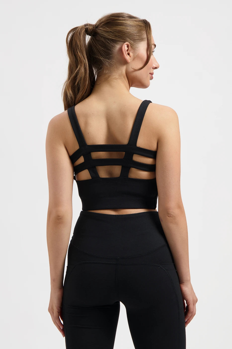 Mandala Dry-Fit Yoga Sport BH - Onyx Black