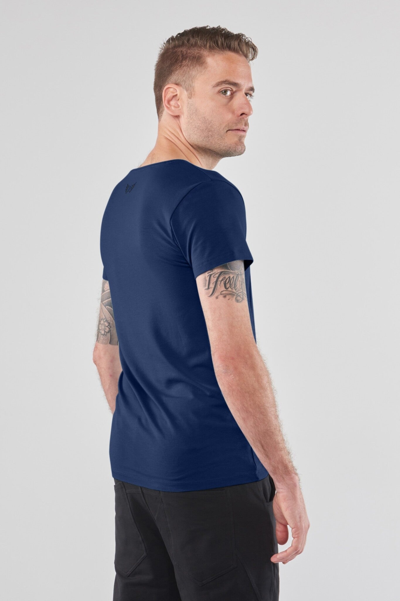 Moksha Zen V-hals Yoga Tee - Midnight