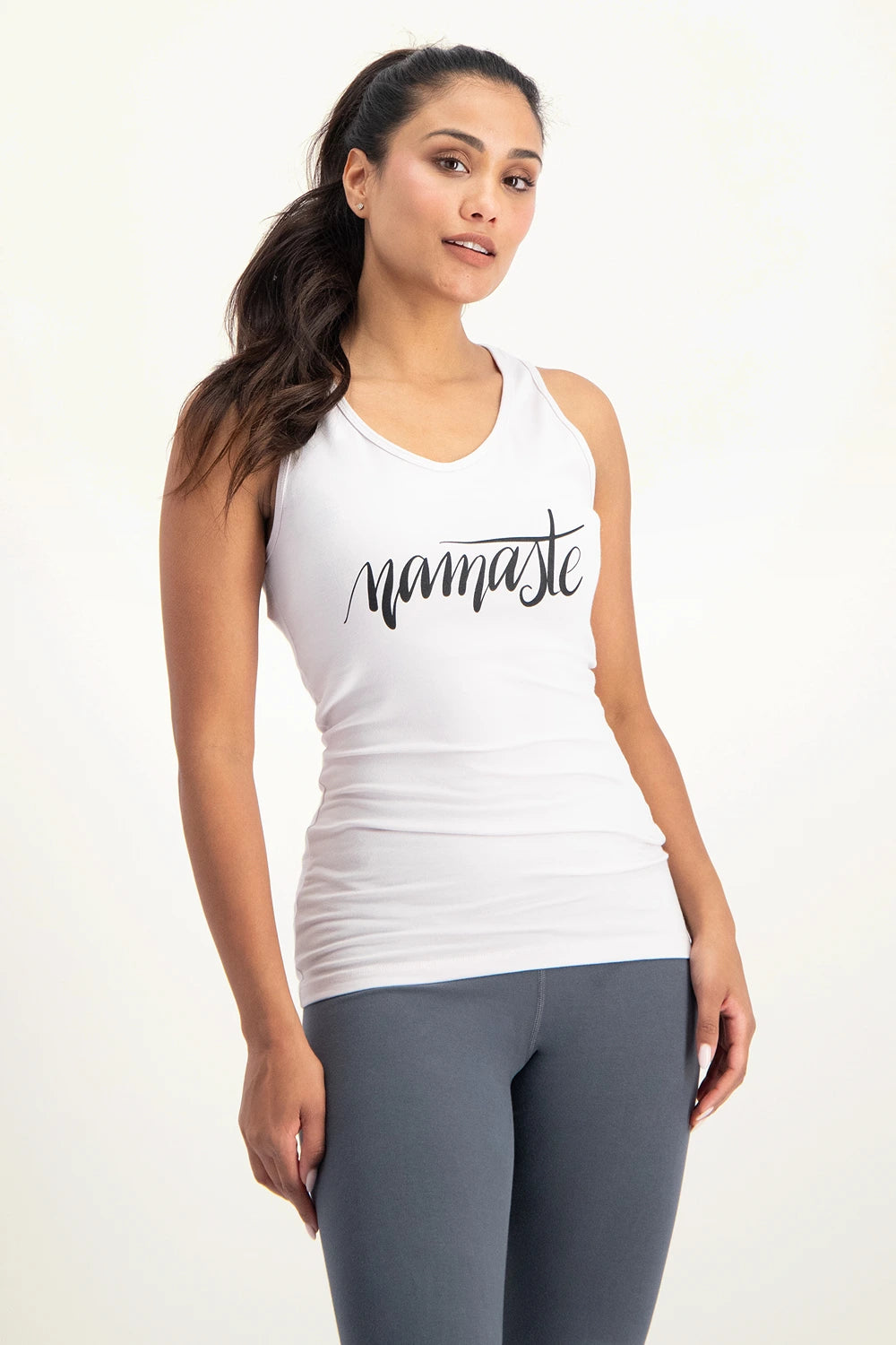 Namaste Core Yoga Tank Top - Mushroom