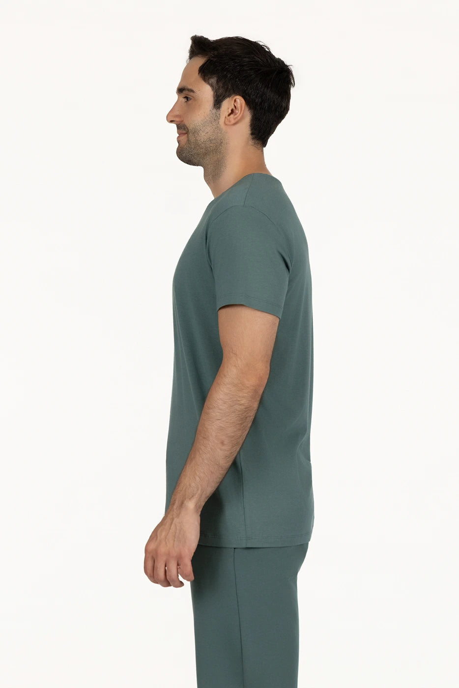 Namaste Bamboe Heren Yoga Tee - Forest
