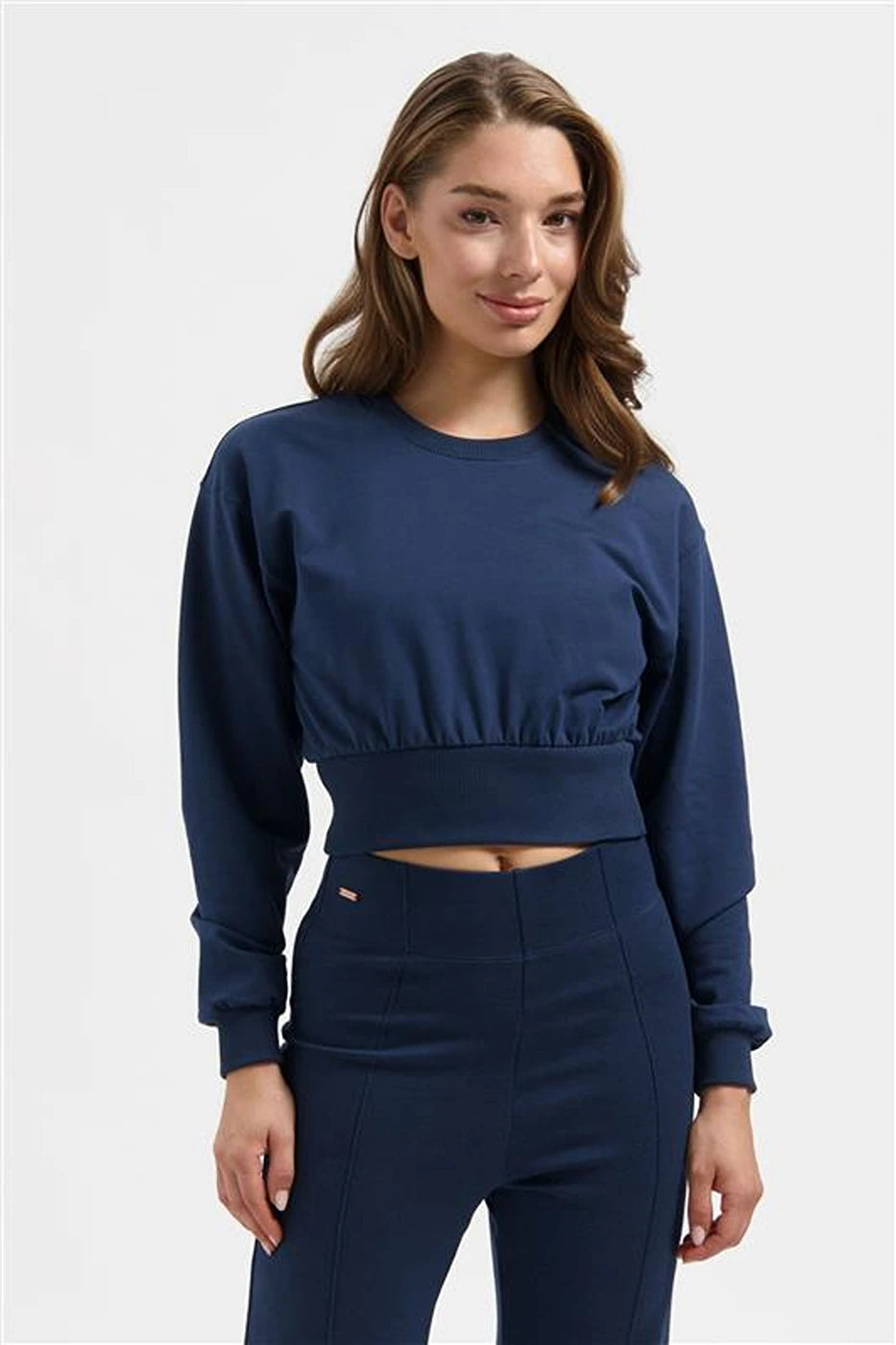 Naya Cropped Yoga Longsleeve - Midnight