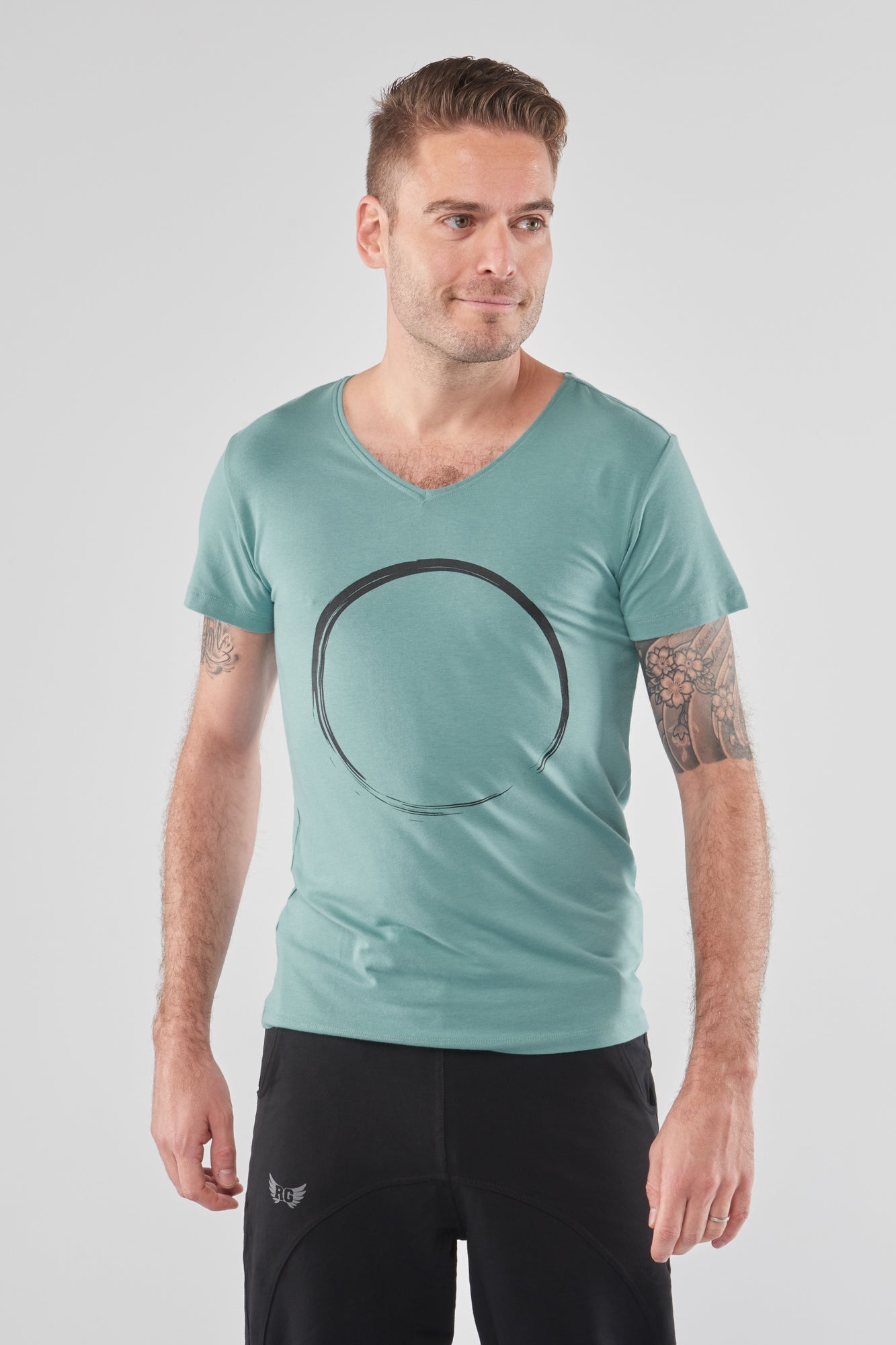 Yoga Shirt Moksha Zen - Sea Green