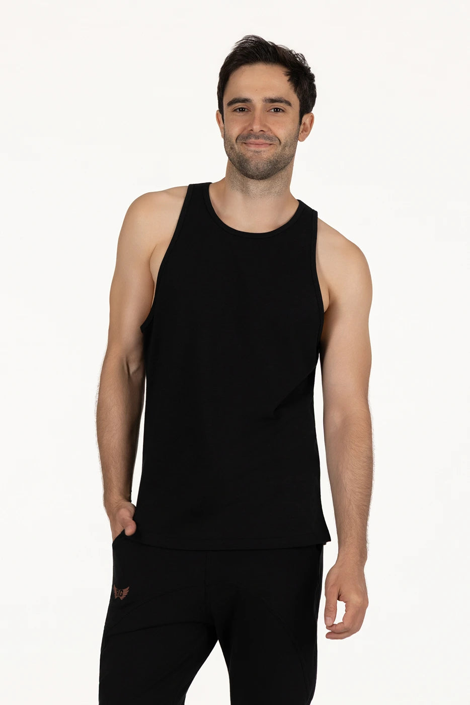 Rhav Yoga Sport Tank - Onyx Black