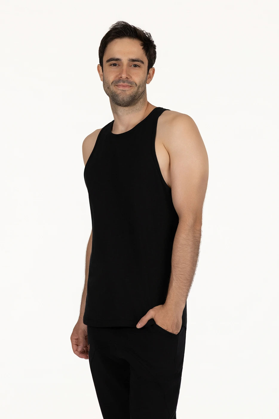 Rhav Yoga Sport Tank - Onyx Black