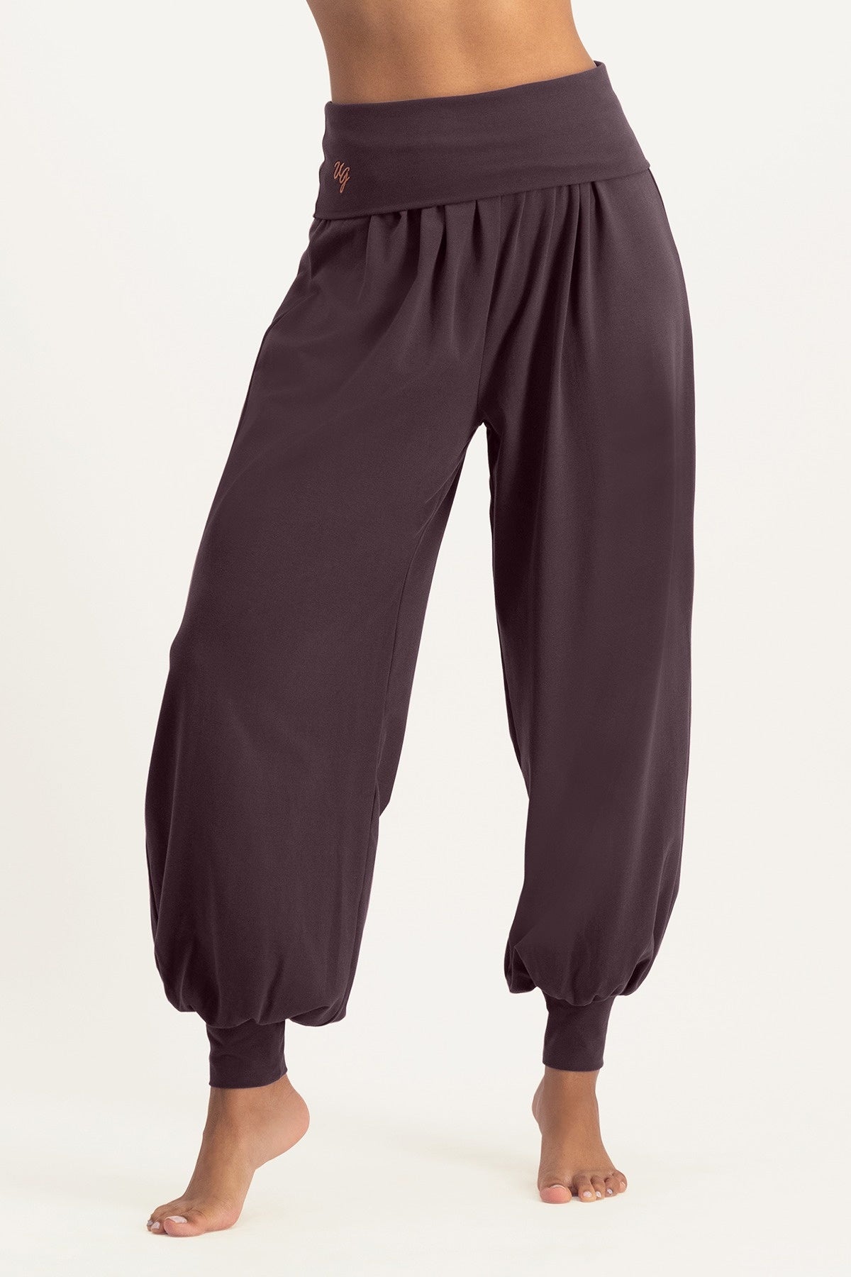 Rhea Loose Fit Yoga Harembroek - Berry