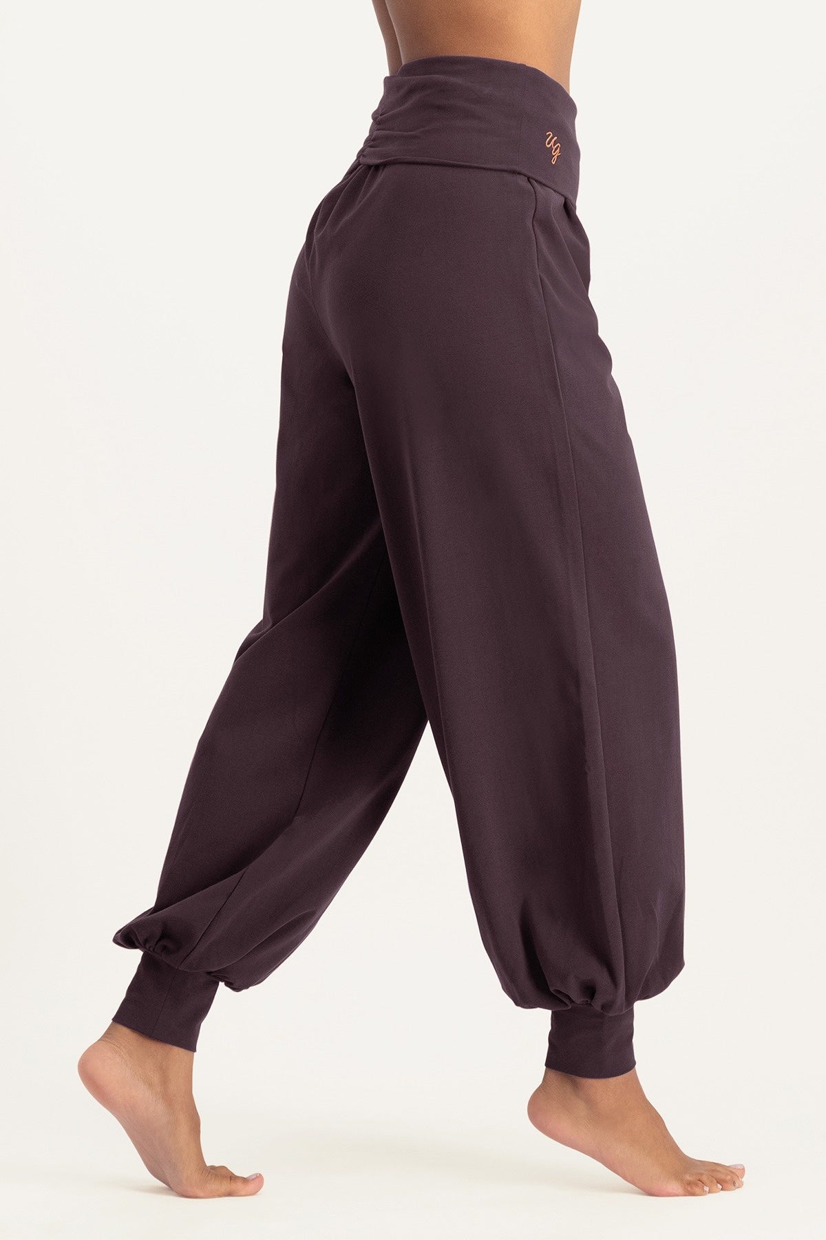 Rhea Loose Fit Yoga Harembroek - Berry