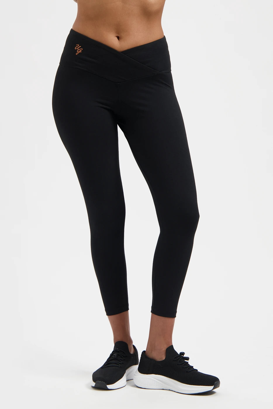 Sati 7/8 Envelope Yoga Legging - Onyx Black