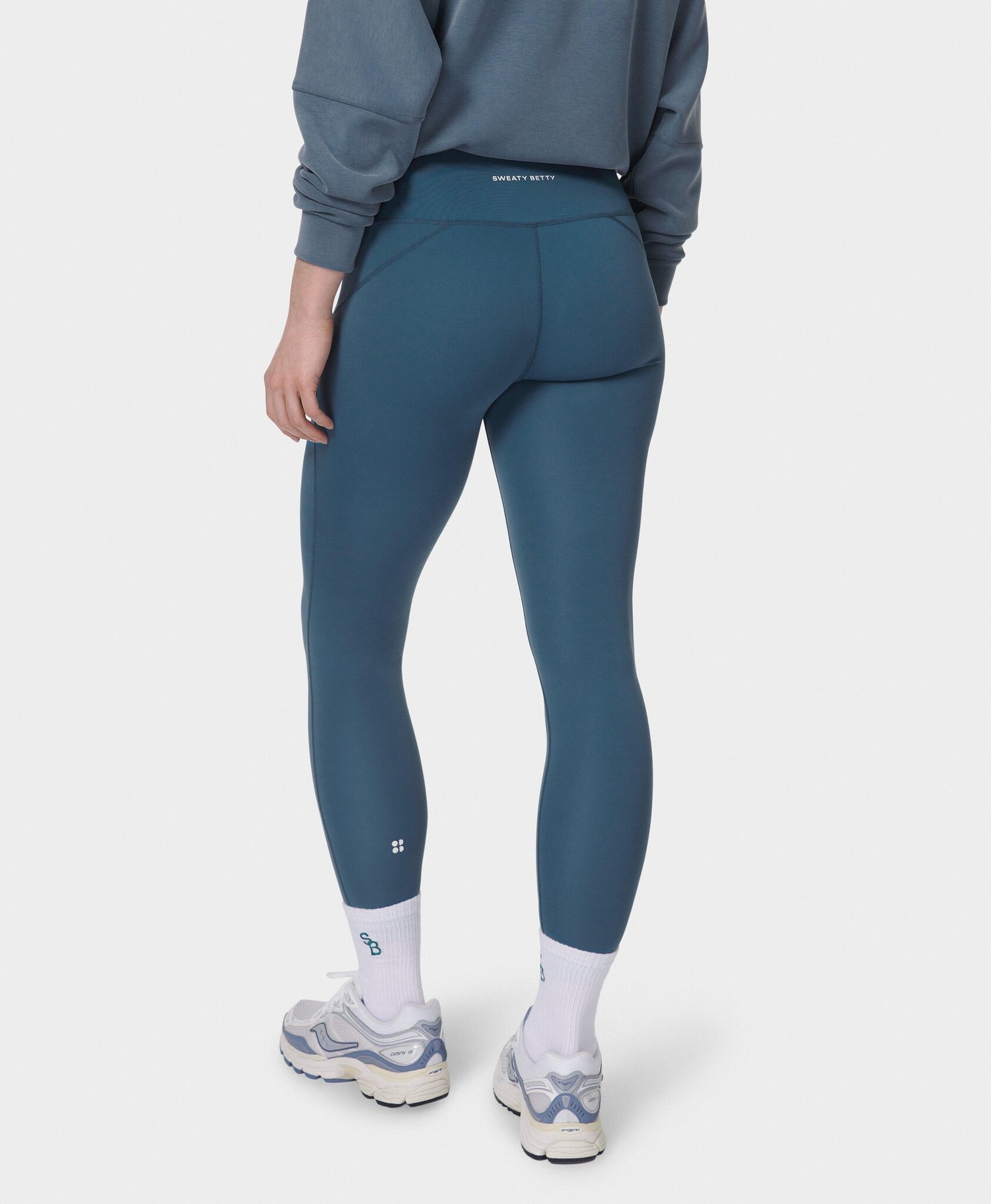 All Day Active Yoga Leggings - Subdued Blue