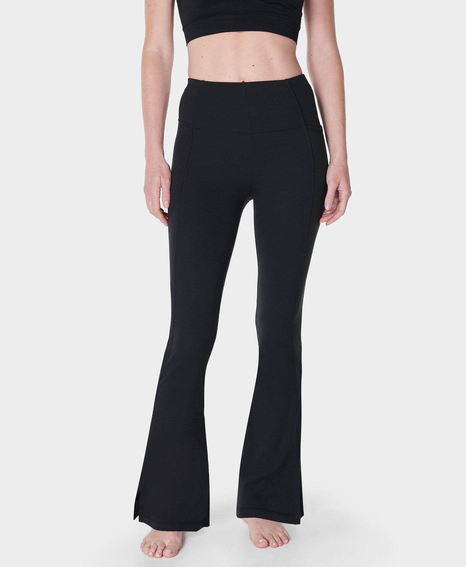 Super Soft Yoga Flare Yoga Broek - Black