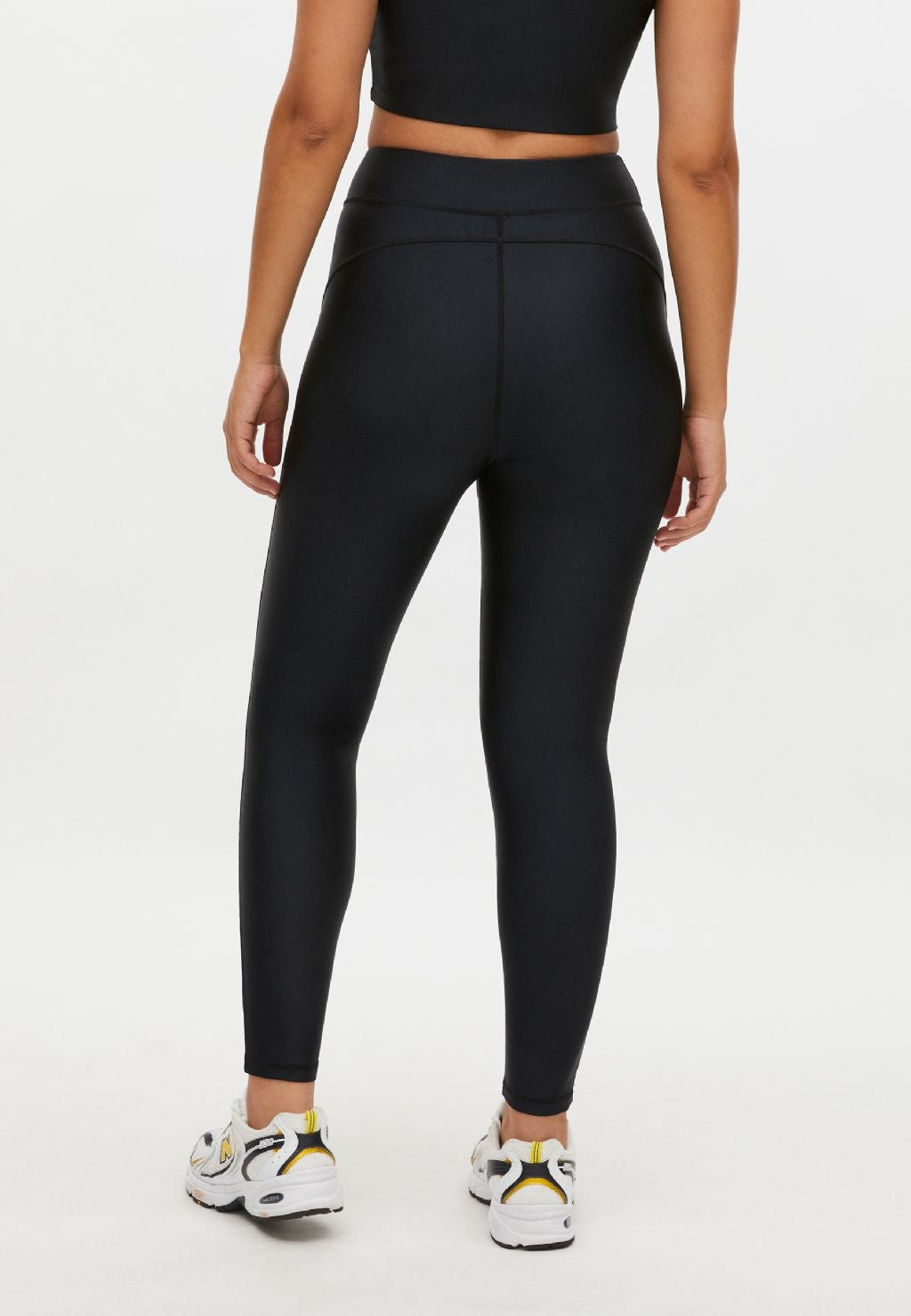Shine Glanzende Yoga Tights - Black