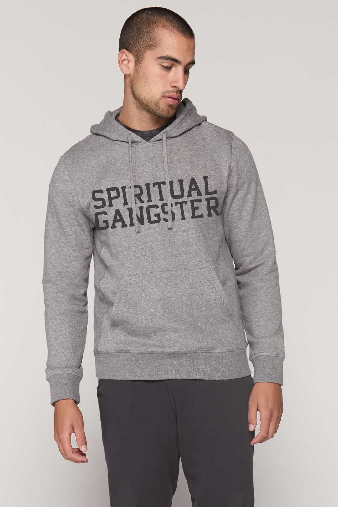 Classic  Yoga Hoodie - Heather Grey