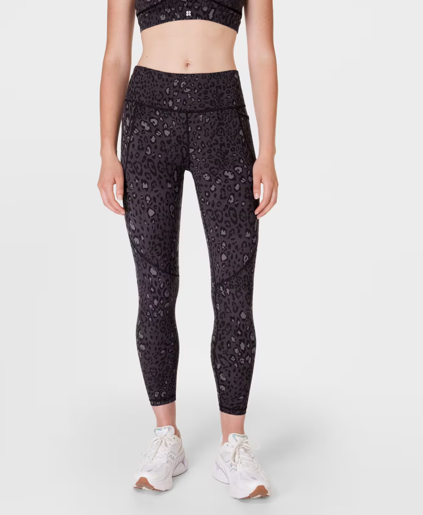 Power 7/8 Workout Yoga Legging - Black Luxe Leopard Print