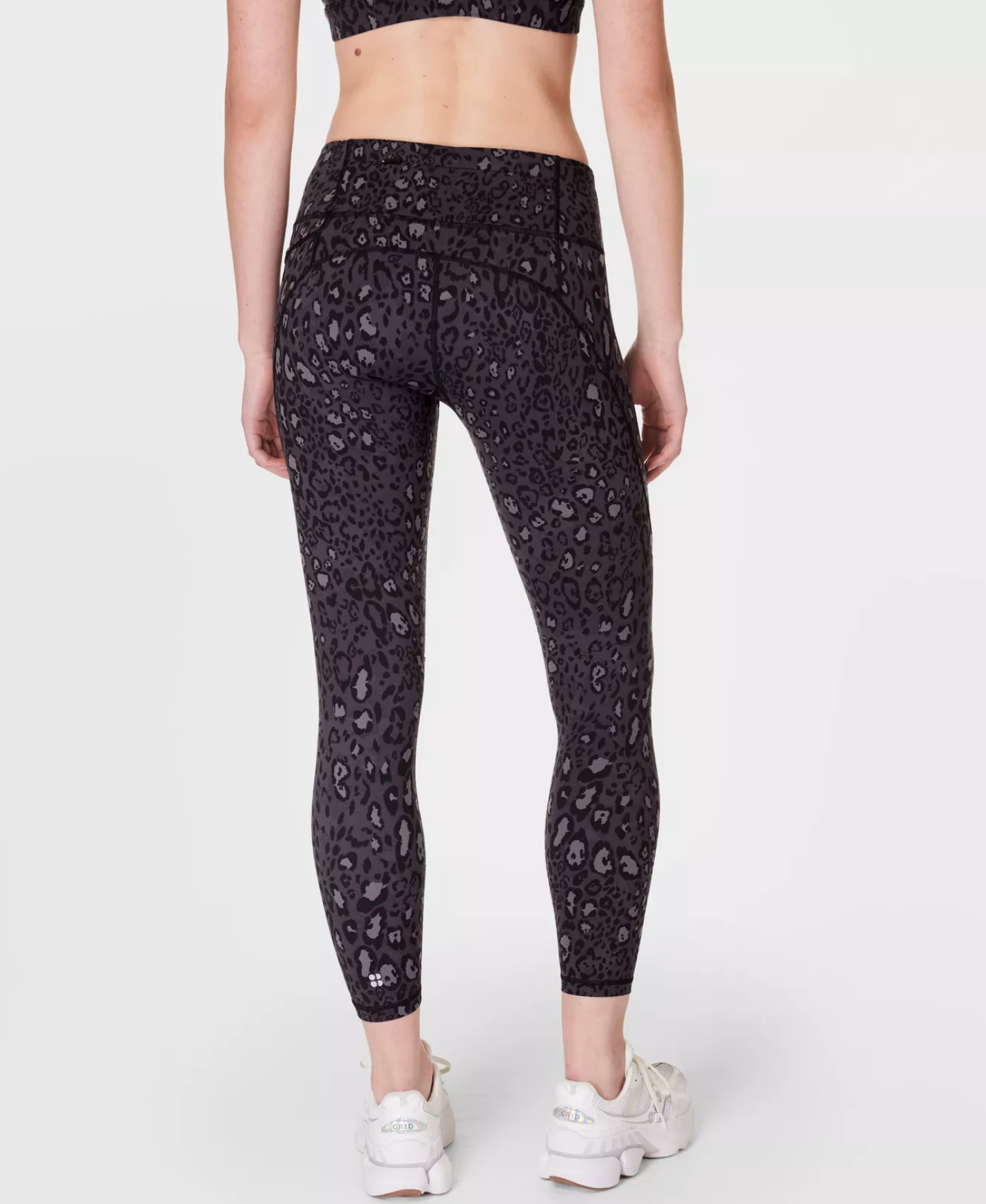 Power 7/8 Workout Yoga Legging - Black Luxe Leopard Print