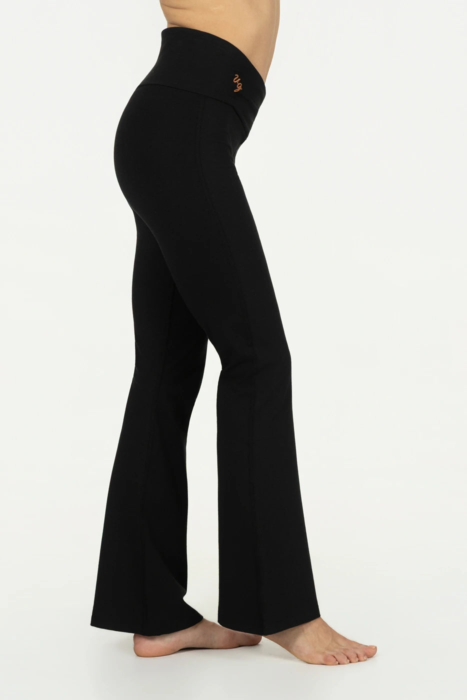 Aura Flared Yoga Sportbroek - Onyx Black