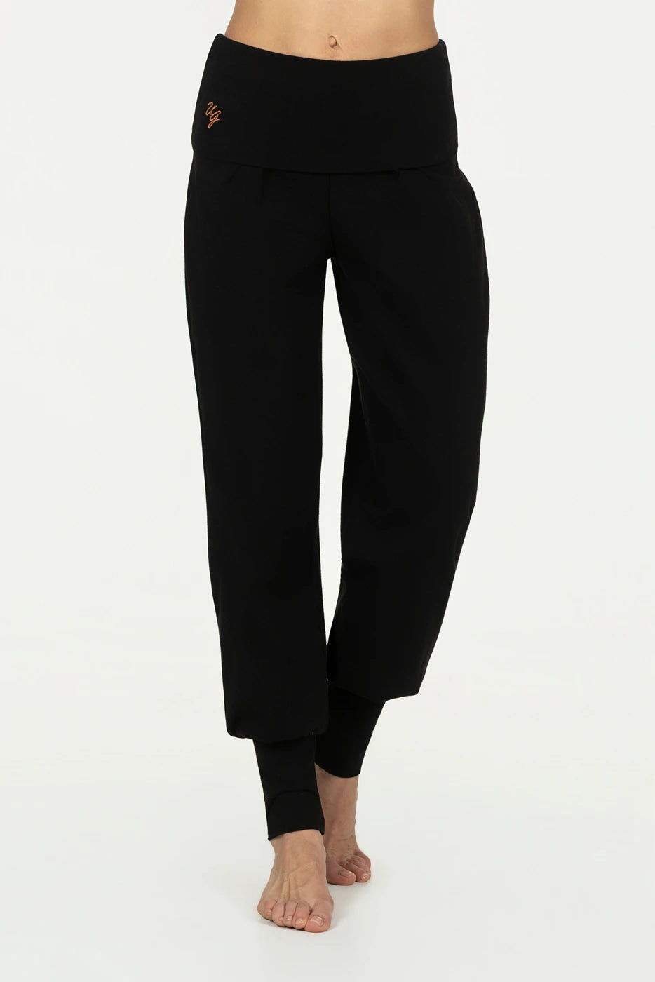 Devi  Wijde Yoga Broek - Onyx Black
