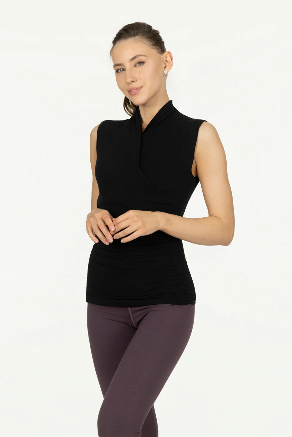 Good Karma Duurzame Yoga Top - Onyx Black