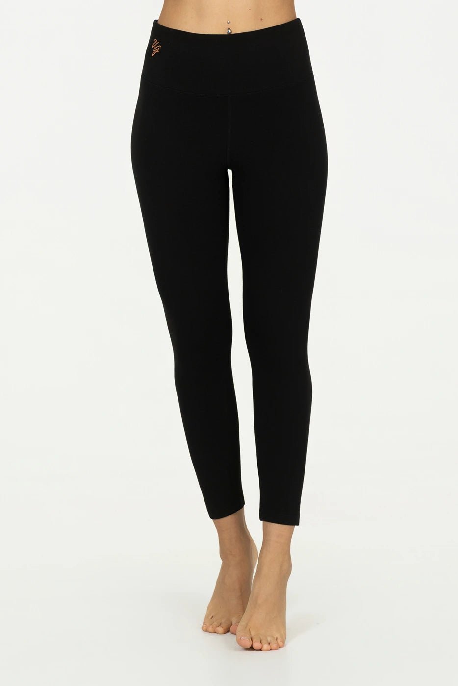 Isara 7/8 Zwarte Yoga Legging - Onyx Black