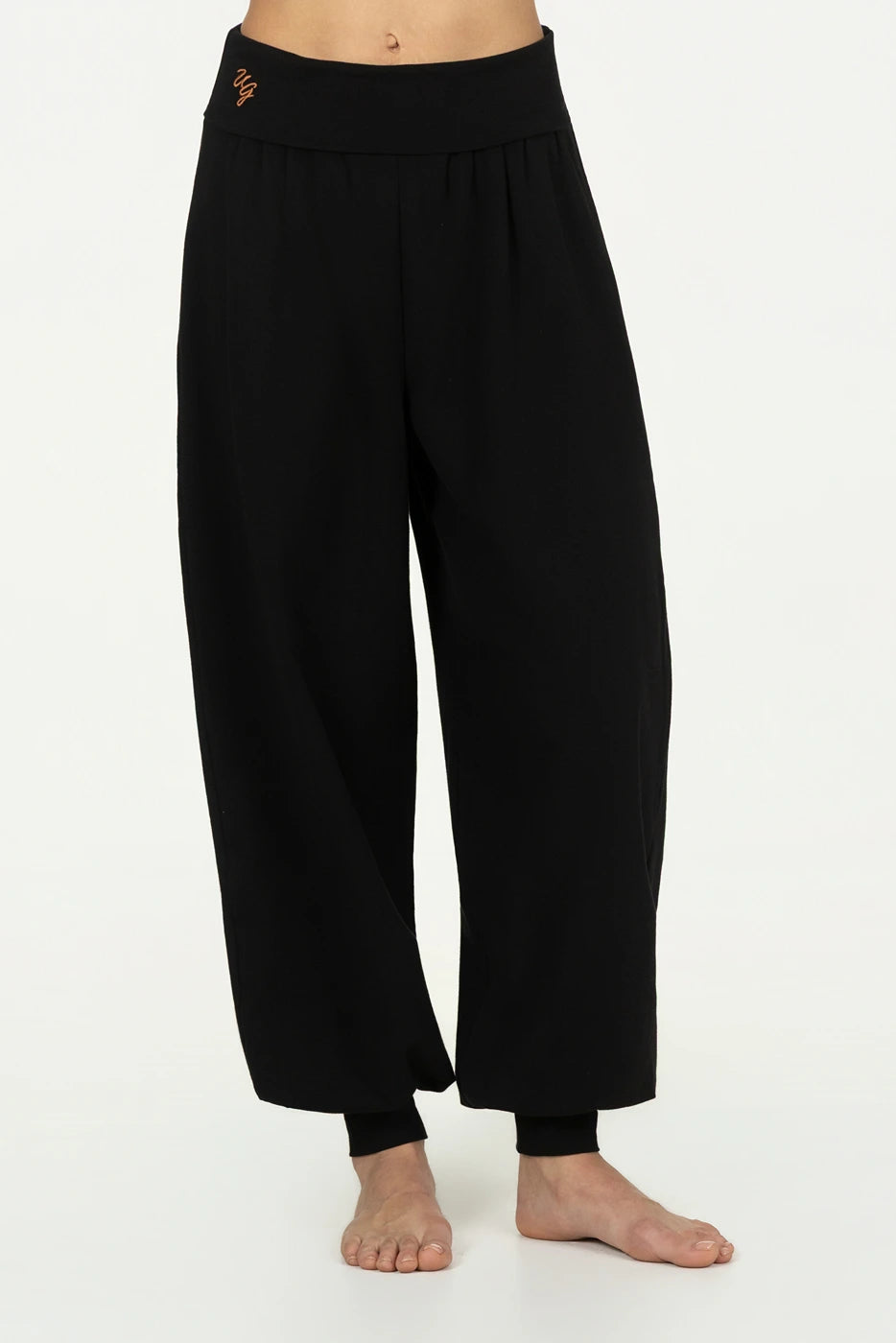 Rhea Wijde Yoga Harembroek - Onyx Black