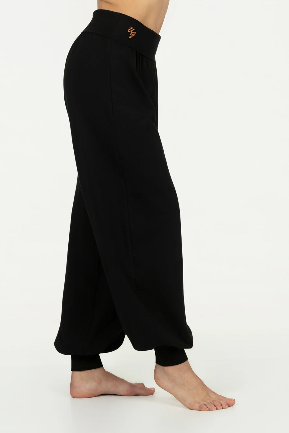 Rhea Wijde Yoga Harembroek - Onyx Black