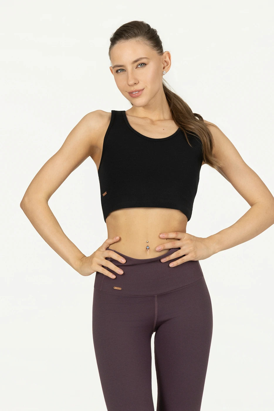 Surya Duurzame Yoga Sport BH - Onyx Black