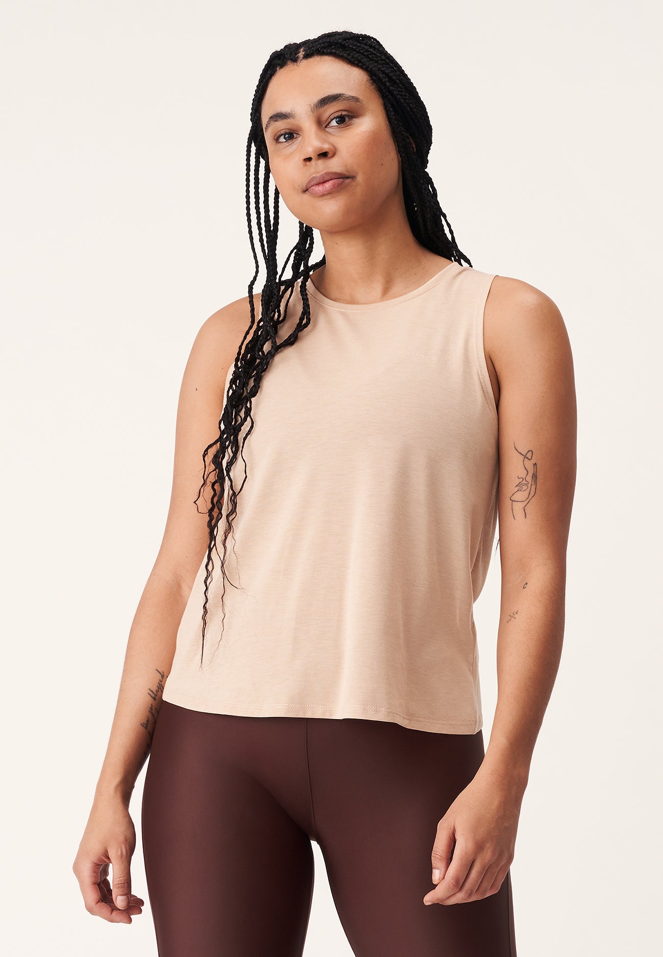 Yoga Top Split Back - Sirocco