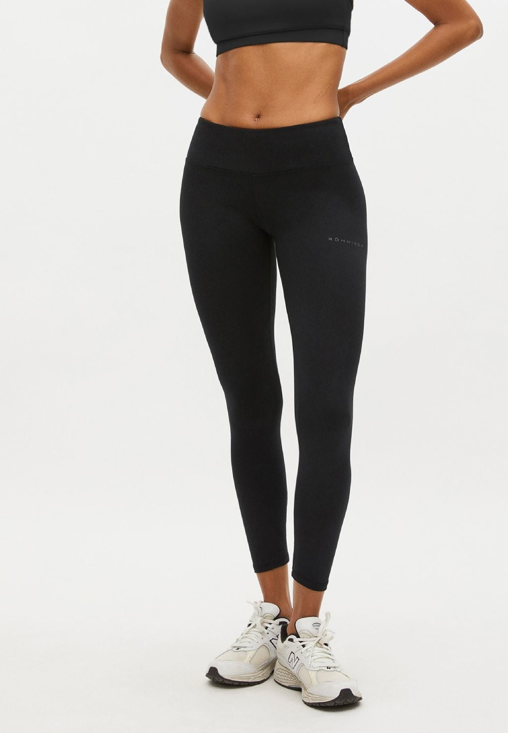 Zachte Low Waist Yoga Tights - Black