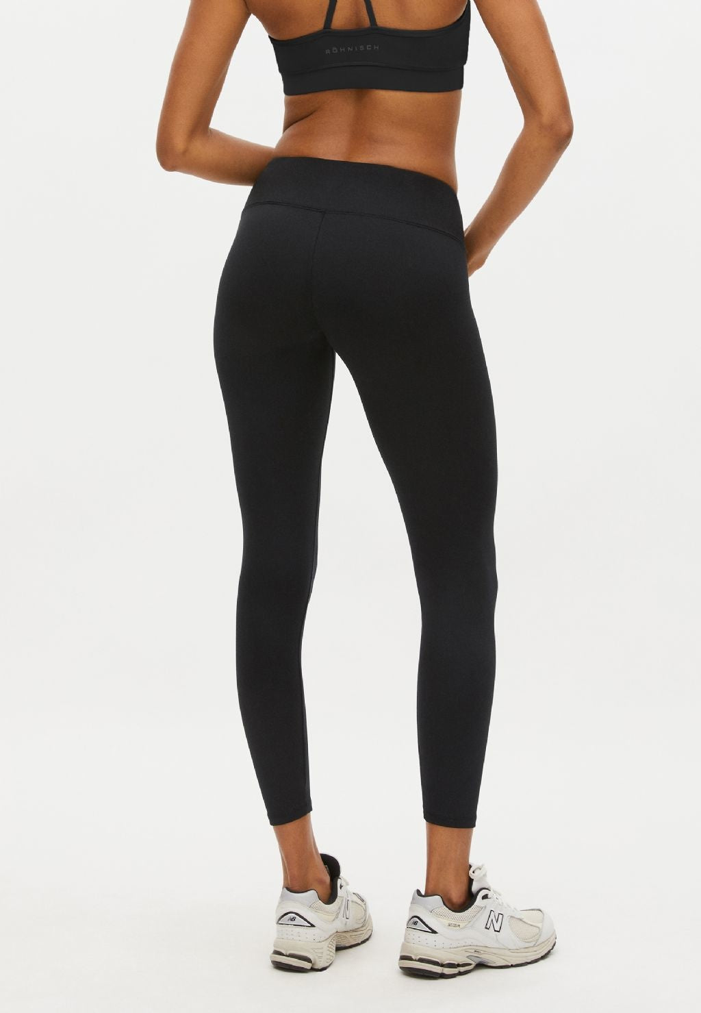 Zachte Low Waist Yoga Tights - Black